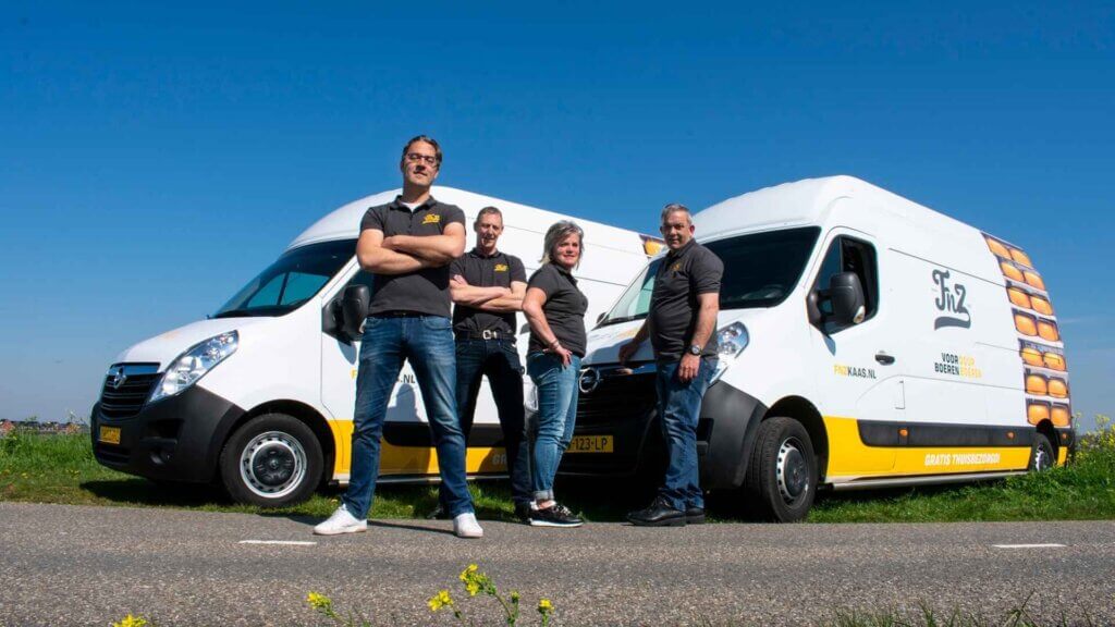 FNZ Kaas team bezorging aan huis